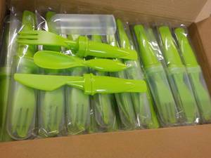 Box of 50 Plastic Cutlery Sets...