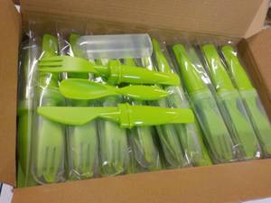 Box of 50 Plastic Cutlery Sets...
