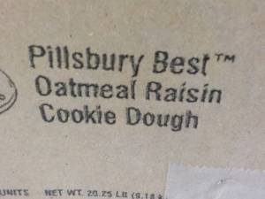 Box of Frozen Pillsbury Best Oatmea...