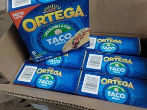 6 - 8 ct 3.3 oz Ortega Taco Shells...