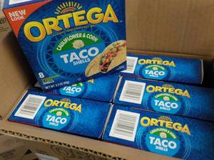 6 - 8 ct 3.3 oz Ortega Taco Shells...