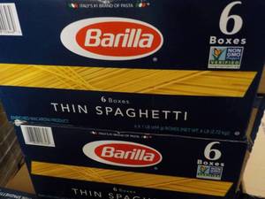 2 - 6 ct boxes Barilla Thin Spaghet...