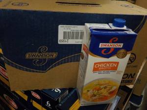 12 - 32 oz Swansons Chicken Broth...