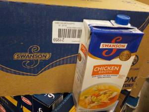 12 - 32 oz Swansons Chicken Broth...