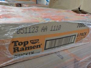 6 Pack Top Ramen Chicken Flavor be...