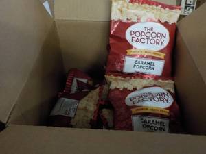 Box of The Popcorn Factory 2 oz Bag...