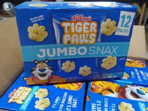 2 - 4 ct 5.4 oz Pkgs Tiger Paws Jum...