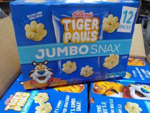 2 - 4 ct 5.4 oz Pkgs Tiger Paws Jum...