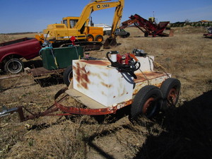 lot 35 image: Fuel Trailer w2-100 gal Tanks