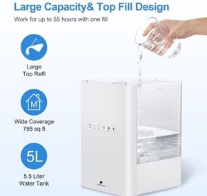 MODERNCASA large room ultrasonic humidifier. New in Box Model MO-AH-01