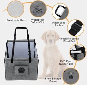 Njnj Dog Car Seat for Pet Travel with Waterproof Pad. Size 21X19X19