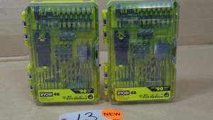 2 Packs of RYOBI  48-Piece Project Set Model #  A984802  UPC Code #  033287212569