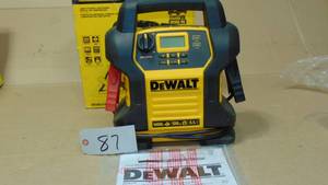 DEWALT  1400 Peak Amp Portable Car Jump Starter with Digital Compressor  Model #  DXAEJ14  UPC Code #  814632012719