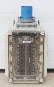 lot 12 image: Power Distribution 100 Amp Custom Built Clear View Panel