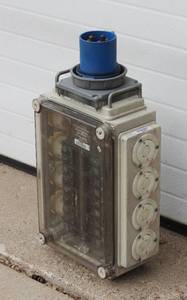 lot 13 image: Power Distribution 100 Amp Custom Built Clear View Panel