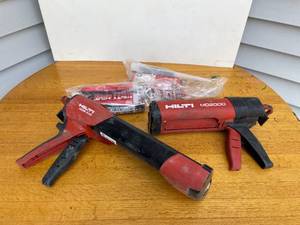 lot 8 image: Lot of 2 different Hilti dispensers.