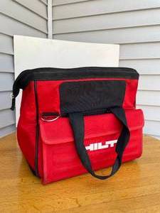 lot 14 image: Extra Large Hilti Tool Bag  Color Red  Size xl
