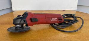 lot 17 image: Hilti 7 Amp 120 Volt Corded 4.5 in. Angle Grinder AG 450-7D