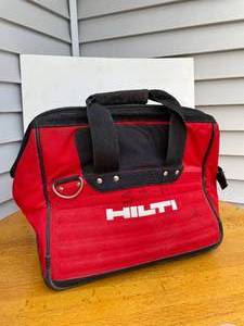 lot 25 image: Extra Large Hilti Tool Bag  Color Red  Size xl