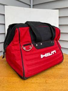 lot 32 image: Extra Large Hilti Tool Bag  Color Red  Size xl