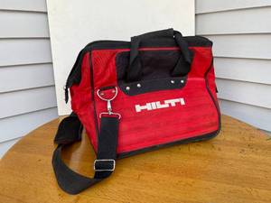 lot 42 image: Extra Large Hilti Tool Bag  Color Red  Size xl