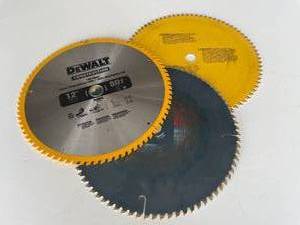 lot 51 image: Lot of three  12 saw blades