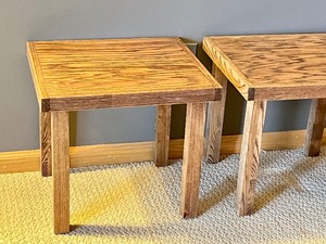 Pair of Wooden Accent Tables