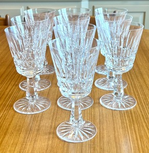 Set of 10 Waterford  Kylemore Cut Crystal Water Goblets