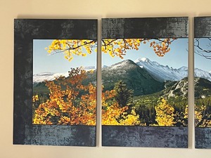 Beautiful Three Piece Scenic Photograph