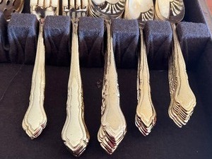 Gold Colored Flatware Set
