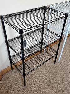 Two Versatile Metal Shelving Units