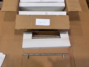 LOT OF 50 STAINLESS STEEL BAR PULL 288MM CENTER TO CENTER