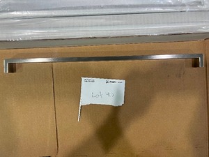 LOT OF 75 SATIN STAINLESS STEEL DRAWER DOOR PULLS  18 CENTER TO CENTER
