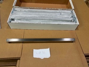 LOT OF 20 SATIN STAINLESS STEEL DRAWER DOOR PULLS