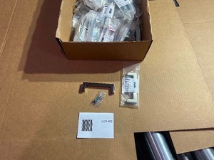 LOT OF 73 SATIN NICKEL DRAWER DOOR PULLS