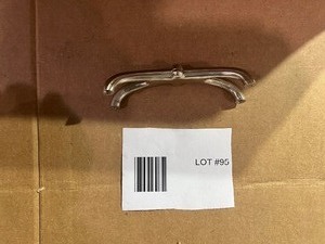 LOT OF 150 NICKEL DRAWER DOOR PULLS  4-12 CENTER TO CENTER
