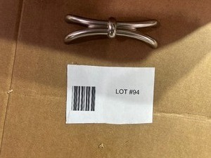 LOT OF 159 NICKEL DRAWER DOOR PULLS  4-12 CENTER TO CENTER