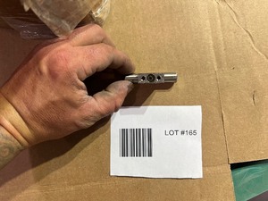 LOT OF 200 BRUSH NICKEL PULLS 58 CENTER TO CENTER