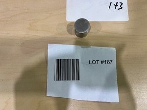 LOT OF 143 BRUSHED NICKEL KNOBS