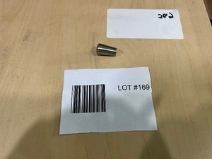 LOT OF 282 BRUSHED NICKEL KNOBS