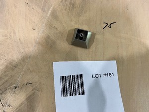 LOT OF 75 BRUSHED NICKEL KNOBS 1-14