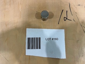 LOT OF 12 BRUSHED NICKEL KNOBS