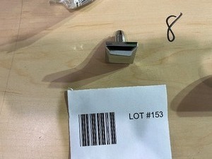 LOT OF 8 1-316LX 1-316W POLISHED CHROME KNOBS