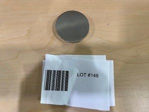 LOT OF 150       2-516 DIAMETER SATIN NICKEL DRAWER PULLS