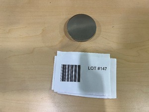 LOT OF 125       2-516 DIAMETER SATIN NICKEL DRAWER PULLS