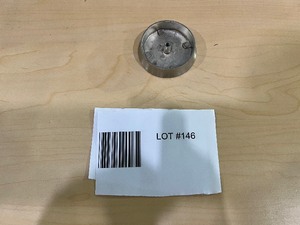 LOT OF 145      2-516 DIAMETER SATIN NICKEL DRAWER PULLS