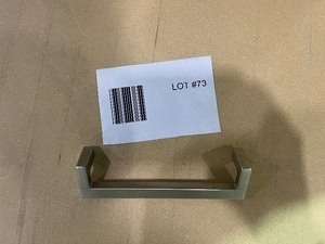 LOT OF 160 BRUSHED NICKEL HAFFLE BRAND DRAWER DOOR PULLS