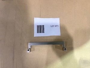 LOT OF 100 BRUSHED NICKEL HAFFLE BRAND DRAWER DOOR PULLS