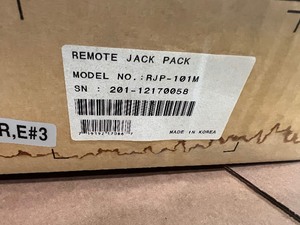 LG REMOTE JACK PACK MODEL RJP-101M NEW IN BOX