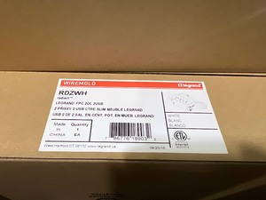LOT OF 5 LEGRAND DUAL OUTLET DUAL USB CABINET ELECTRICAL